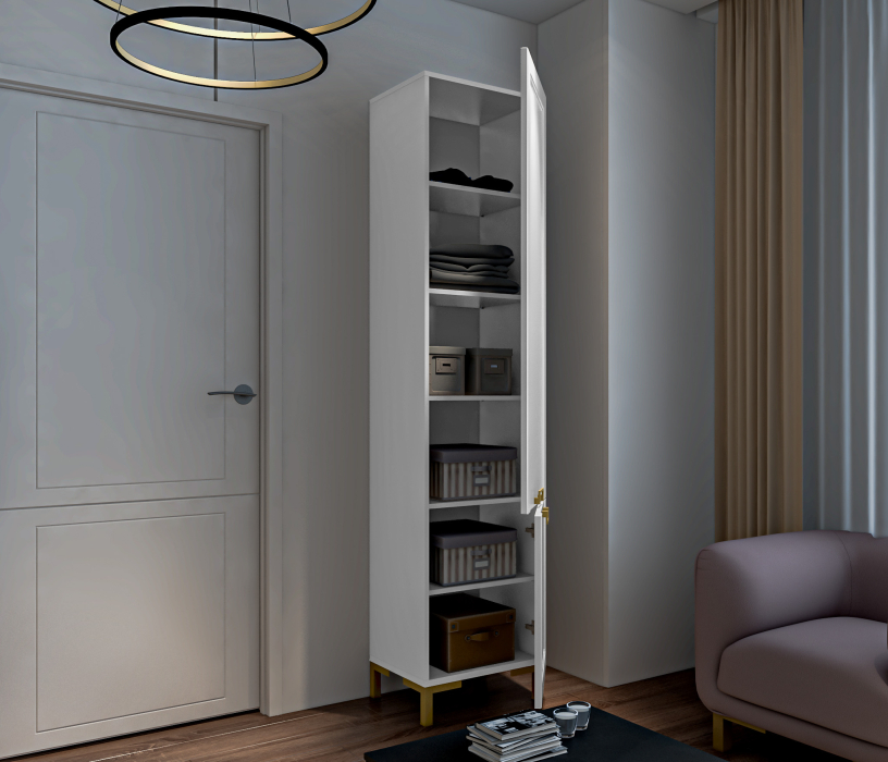 Стенки для гостиной, Комплект для гостиной Ассоль, Белый